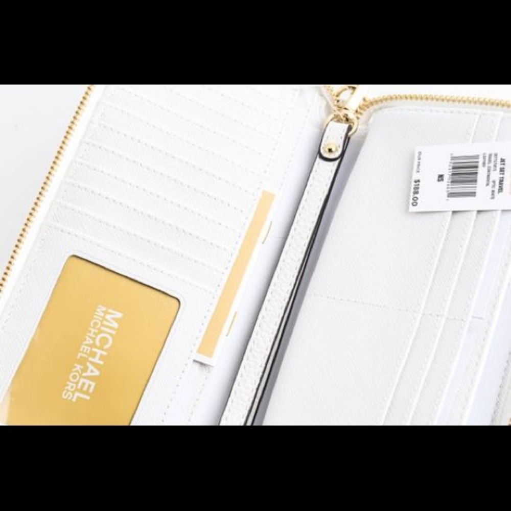 Michael Kors white and gold wallet - Picture 2 of 2